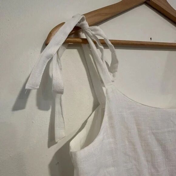 NWT Iisla & Bird Trapeze Mini Beach Summer Dress Cream Size 8 - Picture 5 of 8